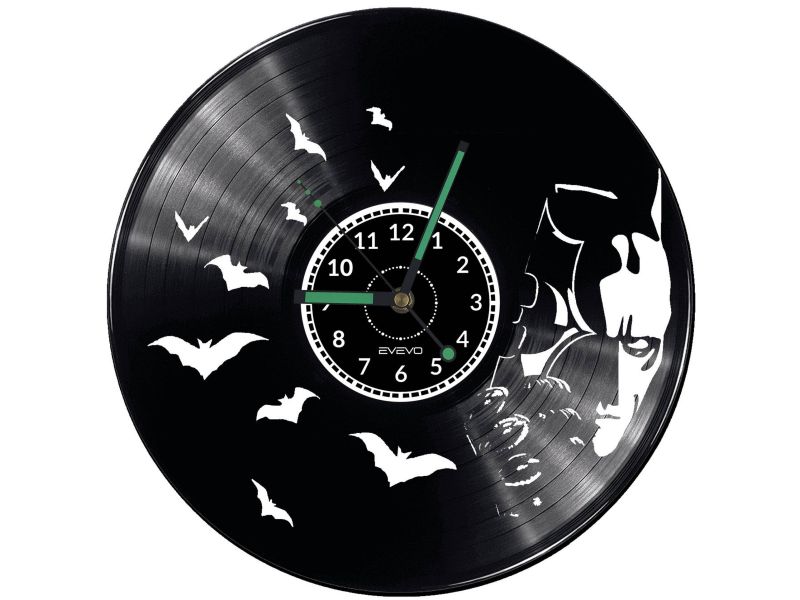 Batman Vinyl Zegar Ścienny Płyta Winylowa Nowoczesny Dekoracyjny Na Prezent Urodziny