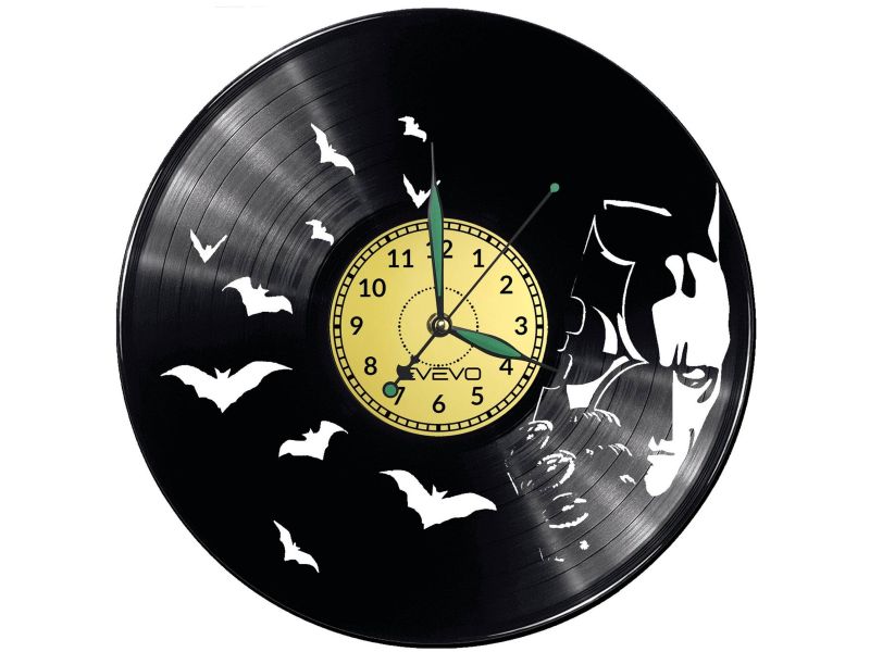 Batman Vinyl Zegar Ścienny Płyta Winylowa Nowoczesny Dekoracyjny Na Prezent Urodziny