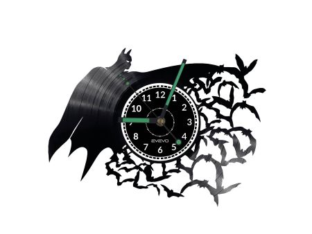 Batman Vinyl Zegar Ścienny Płyta Winylowa Nowoczesny Dekoracyjny Na Prezent Urodziny