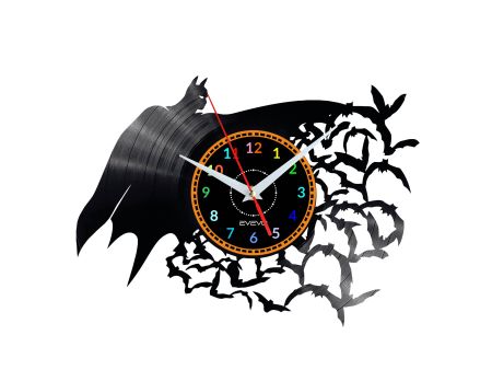 Batman Vinyl Zegar Ścienny Płyta Winylowa Nowoczesny Dekoracyjny Na Prezent Urodziny