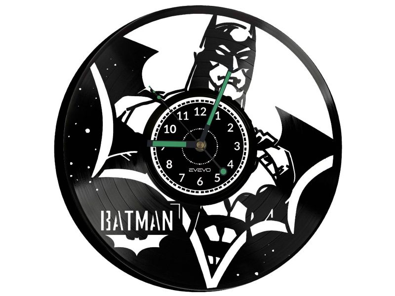 Batman Vinyl Zegar Ścienny Płyta Winylowa Nowoczesny Dekoracyjny Na Prezent Urodziny