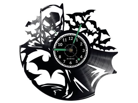 Batman Vinyl Zegar Ścienny Płyta Winylowa Nowoczesny Dekoracyjny Na Prezent Urodziny