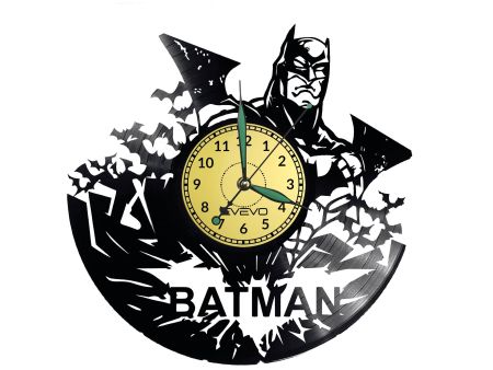 Batman Vinyl Zegar Ścienny Płyta Winylowa Nowoczesny Dekoracyjny Na Prezent Urodziny