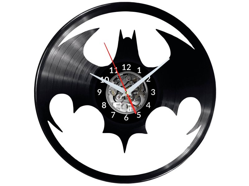 Batman Vinyl Zegar Ścienny Płyta Winylowa Nowoczesny Dekoracyjny Na Prezent Urodziny