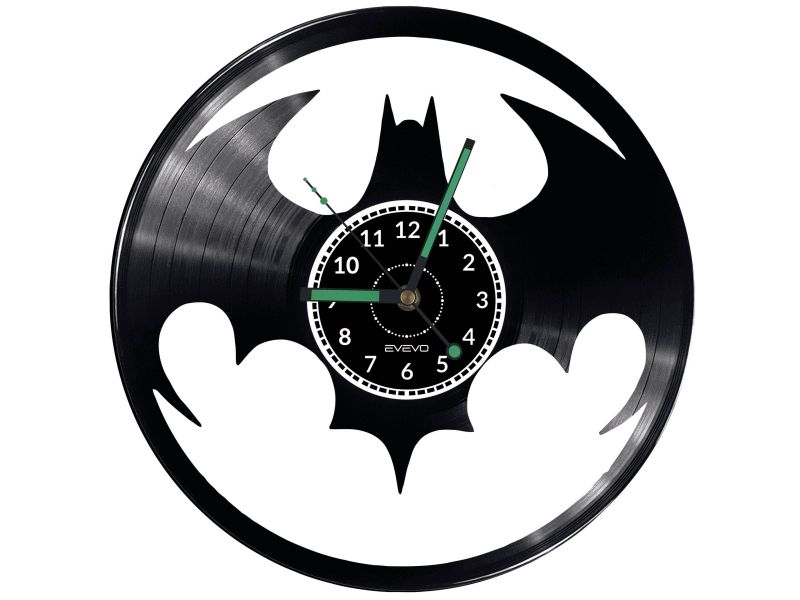 Batman Vinyl Zegar Ścienny Płyta Winylowa Nowoczesny Dekoracyjny Na Prezent Urodziny