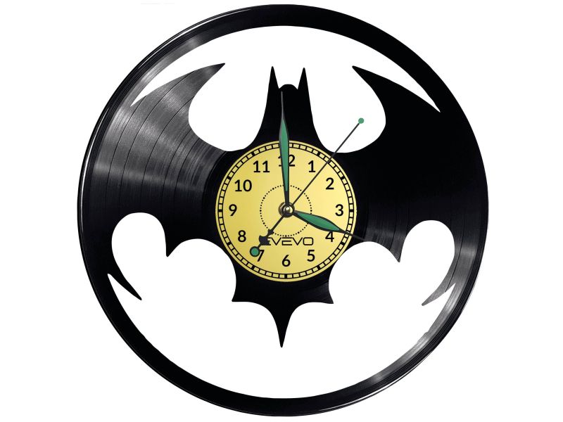 Batman Vinyl Zegar Ścienny Płyta Winylowa Nowoczesny Dekoracyjny Na Prezent Urodziny