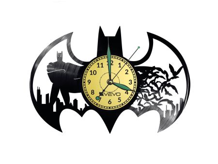 Batman Vinyl Zegar Ścienny Płyta Winylowa Nowoczesny Dekoracyjny Na Prezent Urodziny