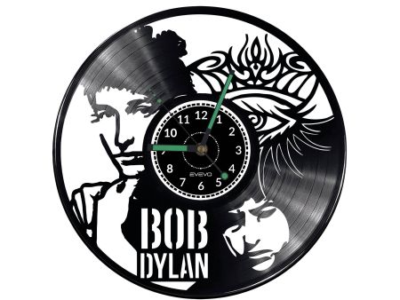 Bob Dylan Vinyl Zegar Ścienny Płyta Winylowa Nowoczesny Dekoracyjny Na Prezent Urodziny