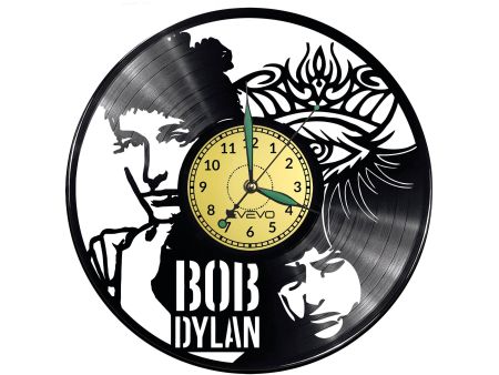 Bob Dylan Vinyl Zegar Ścienny Płyta Winylowa Nowoczesny Dekoracyjny Na Prezent Urodziny