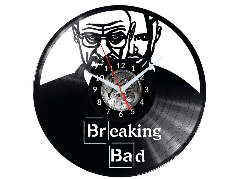 Breaking Bad Vinyl Zegar Ścienny Płyta Winylowa Nowoczesny Dekoracyjny Na Prezent Urodziny