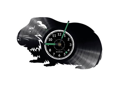 Chomik Vinyl Zegar Ścienny Płyta Winylowa Nowoczesny 
Dekoracyjny Na Prezent Urodziny