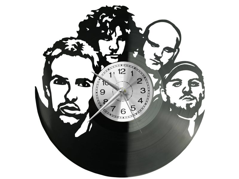 COLDPLAY Vinyl Zegar Ścienny Płyta Winylowa Nowoczesny 


Dekoracyjny Na Prezent Urodziny