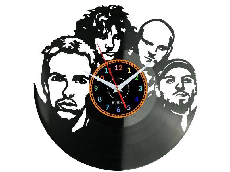 COLDPLAY Vinyl Zegar Ścienny Płyta Winylowa Nowoczesny 


Dekoracyjny Na Prezent Urodziny