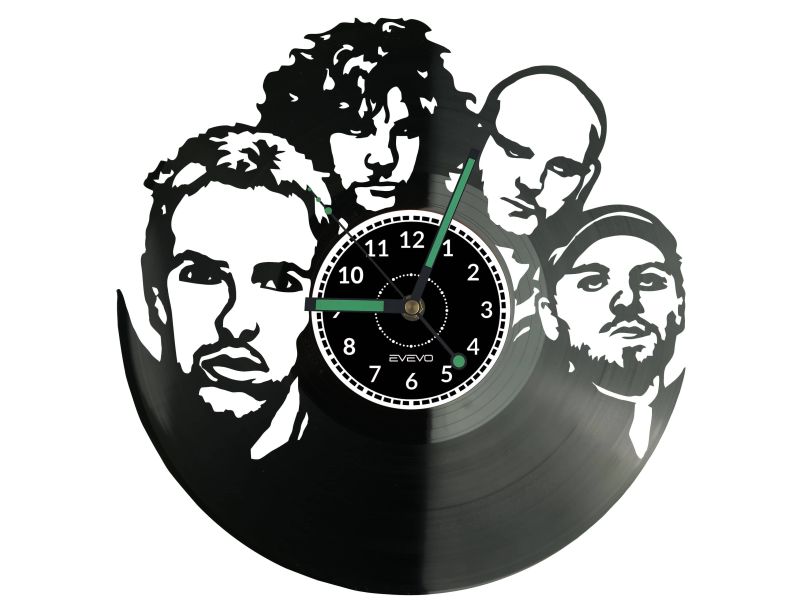 COLDPLAY Vinyl Zegar Ścienny Płyta Winylowa Nowoczesny 


Dekoracyjny Na Prezent Urodziny