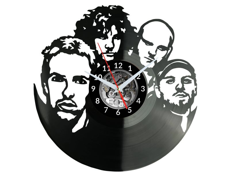 COLDPLAY Vinyl Zegar Ścienny Płyta Winylowa Nowoczesny 


Dekoracyjny Na Prezent Urodziny