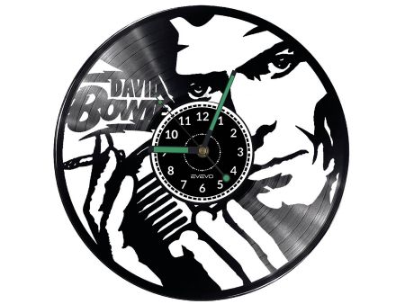 DAWID BOWIE Vinyl Zegar Ścienny Płyta Winylowa Nowoczesny 
Dekoracyjny Na Prezent Urodziny