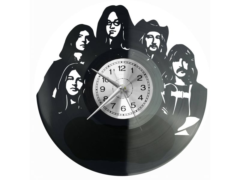 DEEP PURPLE Vinyl Zegar Ścienny Płyta Winylowa Nowoczesny 

Dekoracyjny Na Prezent Urodziny