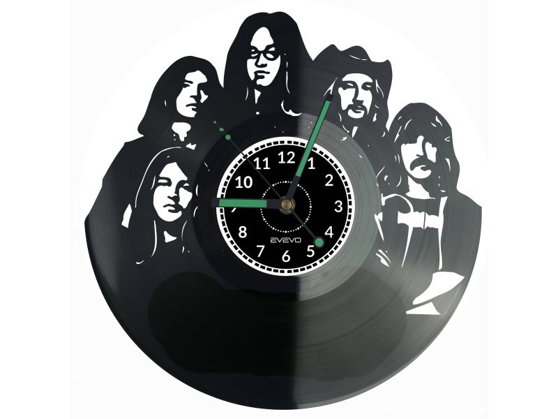 DEEP PURPLE Vinyl Zegar Ścienny Płyta Winylowa Nowoczesny 

Dekoracyjny Na Prezent Urodziny