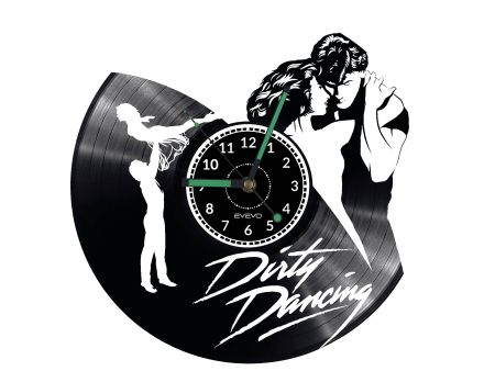 DIRTY DANCEING Vinyl Zegar Ścienny Płyta Winylowa Nowoczesny 
Dekoracyjny Na Prezent Urodziny