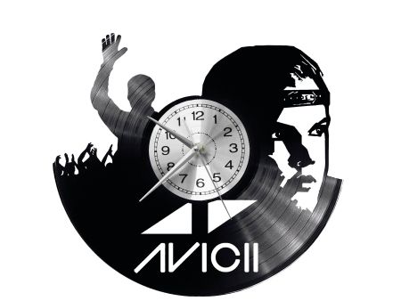 DJ AVICII Vinyl Zegar Ścienny Płyta Winylowa Nowoczesny 
Dekoracyjny Na Prezent Urodziny