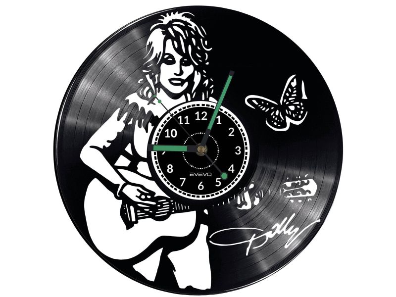 Dolly Parton Vinyl Zegar Ścienny Płyta Winylowa Nowoczesny 
Dekoracyjny Na Prezent Urodziny