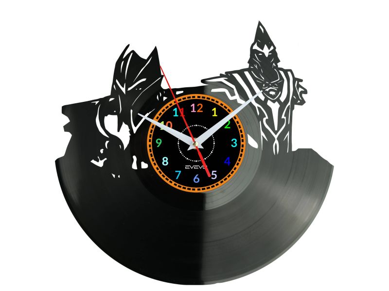 DOTA2 Vinyl Zegar Ścienny Płyta Winylowa Nowoczesny 
Dekoracyjny Na Prezent Urodziny