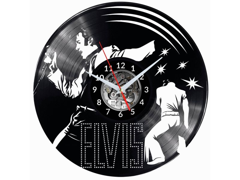 Elvis Presley Vinyl Zegar Ścienny Płyta Winylowa Nowoczesny 
Dekoracyjny Na Prezent Urodziny