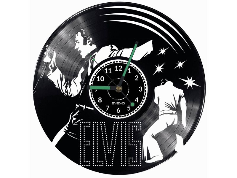 Elvis Presley Vinyl Zegar Ścienny Płyta Winylowa Nowoczesny 
Dekoracyjny Na Prezent Urodziny