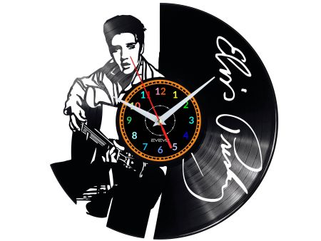 Elvis Presley Vinyl Zegar Ścienny Płyta Winylowa Nowoczesny 
Dekoracyjny Na Prezent Urodziny