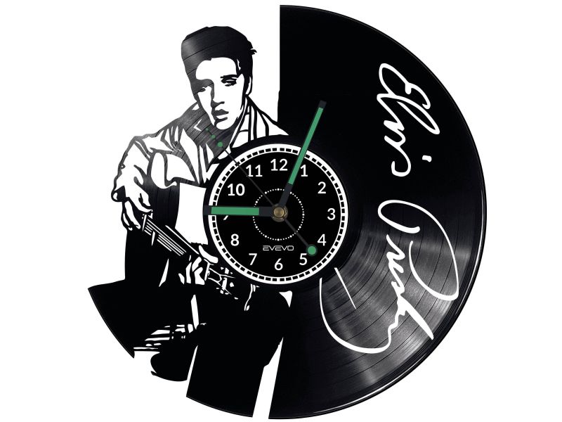 Elvis Presley Vinyl Zegar Ścienny Płyta Winylowa Nowoczesny 
Dekoracyjny Na Prezent Urodziny