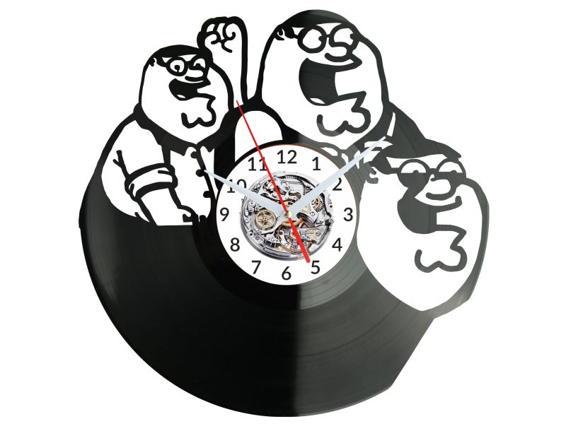 FAMILY GUY Vinyl Zegar Ścienny Płyta Winylowa Nowoczesny 
Dekoracyjny Na Prezent Urodziny