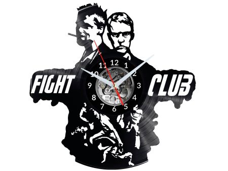 Fight Club Vinyl Zegar Ścienny Płyta Winylowa Nowoczesny 
Dekoracyjny Na Prezent Urodziny