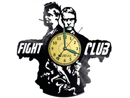 Fight Club Vinyl Zegar Ścienny Płyta Winylowa Nowoczesny 
Dekoracyjny Na Prezent Urodziny