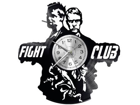 Fight Club Vinyl Zegar Ścienny Płyta Winylowa Nowoczesny 
Dekoracyjny Na Prezent Urodziny