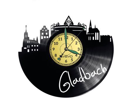 Schallplattenuhr Gladbach Vinyl Zegar Ścienny Płyta Winylowa Nowoczesny 
Dekoracyjny Na Prezent Urodziny