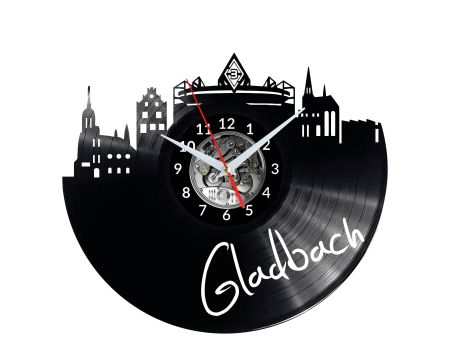 Schallplattenuhr Gladbach Vinyl Zegar Ścienny Płyta Winylowa Nowoczesny 
Dekoracyjny Na Prezent Urodziny