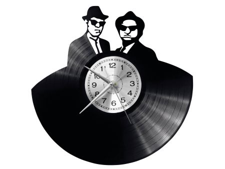 Blues Brothers Vinyl Zegar Ścienny Płyta Winylowa Nowoczesny 
Dekoracyjny Na Prezent Urodziny