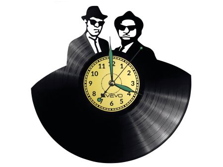 Blues Brothers Vinyl Zegar Ścienny Płyta Winylowa Nowoczesny 
Dekoracyjny Na Prezent Urodziny