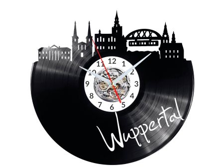 Wuppertal Vinyl Zegar Ścienny Płyta Winylowa Nowoczesny 
Dekoracyjny Na Prezent Urodziny