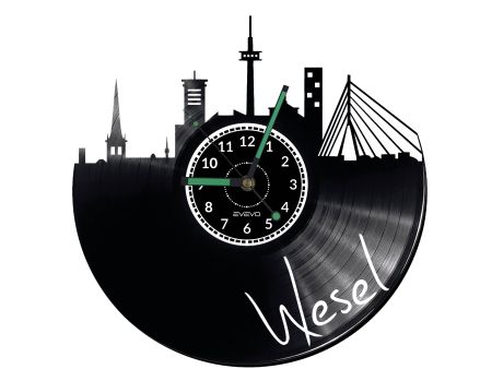 Wesel Vinyl Zegar Ścienny Płyta Winylowa Nowoczesny 
Dekoracyjny Na Prezent Urodziny