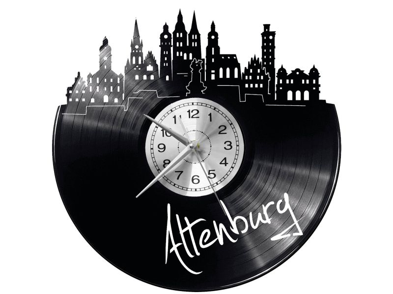 Altenburg Vinyl Zegar Ścienny Płyta Winylowa Nowoczesny 
Dekoracyjny Na Prezent Urodziny