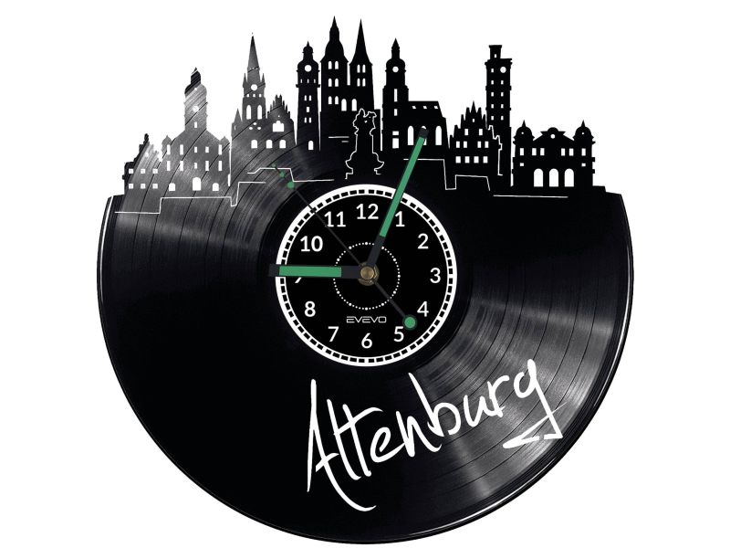 Altenburg Vinyl Zegar Ścienny Płyta Winylowa Nowoczesny 
Dekoracyjny Na Prezent Urodziny