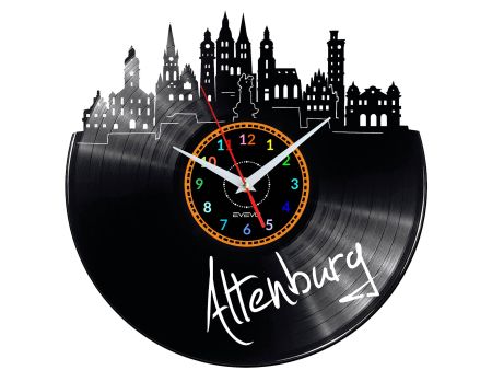 Altenburg Vinyl Zegar Ścienny Płyta Winylowa Nowoczesny 
Dekoracyjny Na Prezent Urodziny