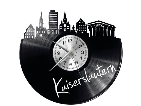 Kaiserslautern Vinyl Zegar Ścienny Płyta Winylowa Nowoczesny 
Dekoracyjny Na Prezent Urodziny