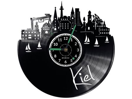 Kiel Vinyl Zegar Ścienny Płyta Winylowa Nowoczesny 
Dekoracyjny Na Prezent Urodziny