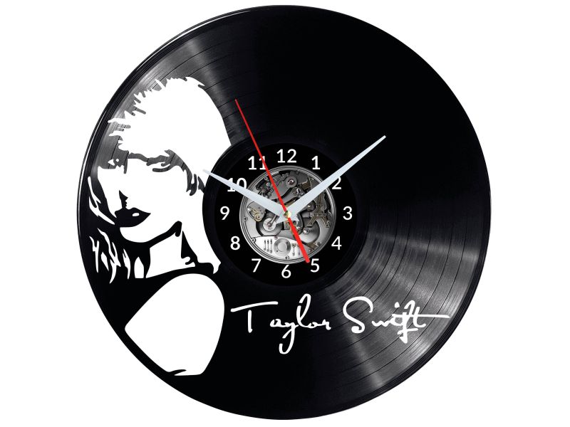 Taylor Swift Vinyl Zegar Ścienny Płyta Winylowa Nowoczesny 
Dekoracyjny Na Prezent Urodziny