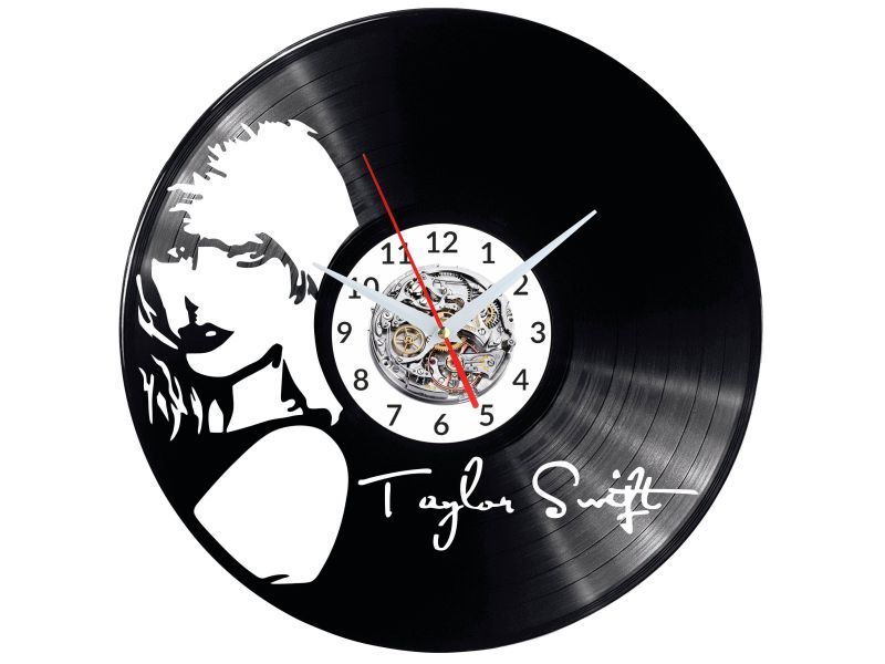 Taylor Swift Vinyl Zegar Ścienny Płyta Winylowa Nowoczesny 
Dekoracyjny Na Prezent Urodziny