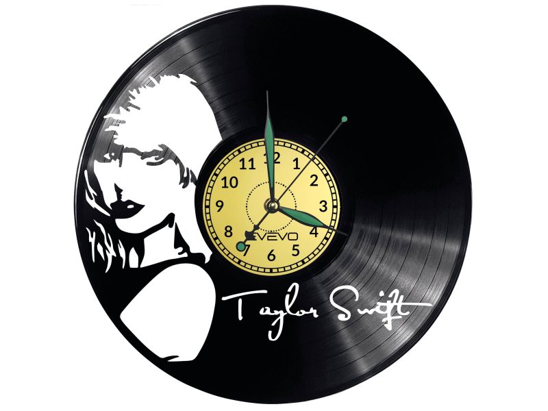 Taylor Swift Vinyl Zegar Ścienny Płyta Winylowa Nowoczesny 
Dekoracyjny Na Prezent Urodziny