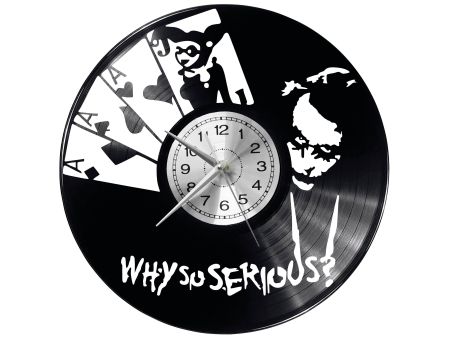 Joker Vinyl Zegar Ścienny Płyta Winylowa Nowoczesny 
Dekoracyjny Na Prezent Urodziny