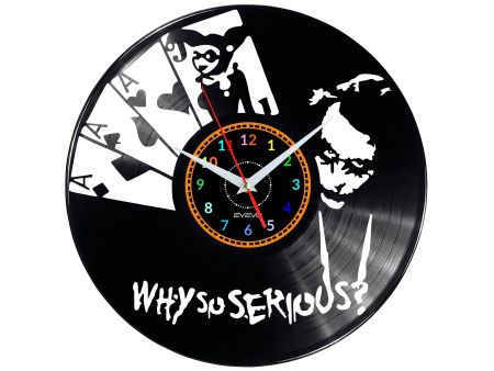 Joker Vinyl Zegar Ścienny Płyta Winylowa Nowoczesny 
Dekoracyjny Na Prezent Urodziny